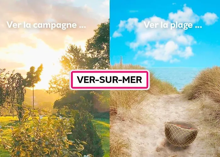 Maison confortable plages du Débarquement en Normandie Ver-sur-Mer